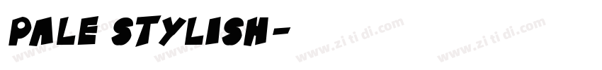 Pale Stylish字体转换